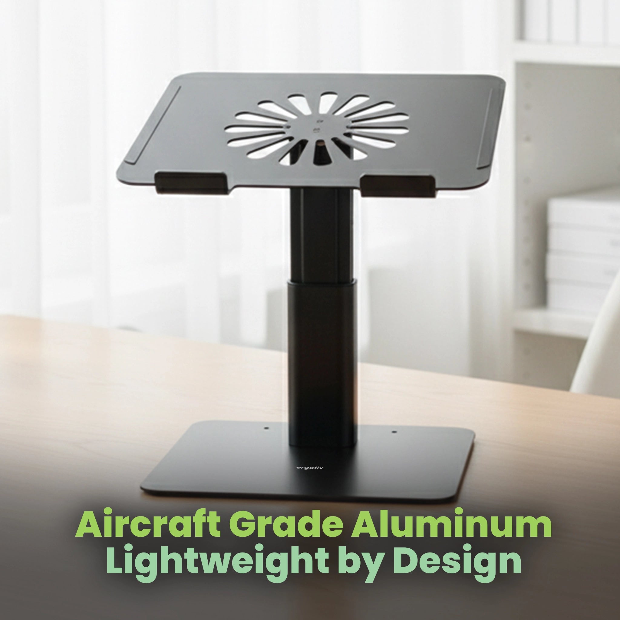 Ergofix Ergonomic Laptop Stand – Raise Your Screen to Eye Level & Add Posture Flexibility Without Replacing Your Desk