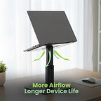 Ergofix Ergonomic Laptop Stand – Raise Your Screen to Eye Level & Add Posture Flexibility Without Replacing Your Desk