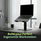 Ergofix Ergonomic Laptop Stand – Raise Your Screen to Eye Level & Add Posture Flexibility Without Replacing Your Desk