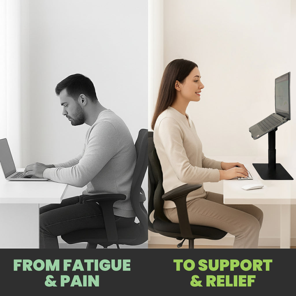 Ergofix Premium Lumbar Cushion – Ergonomic Back Support for Office & Home