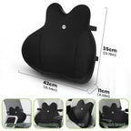 Ergofix Premium Lumbar Cushion – Ergonomic Back Support for Office & Home